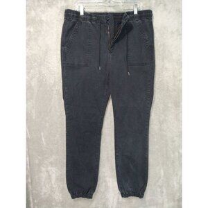 American Eagle Pants Womens 16 Long Black Jogger Next Level Stretch High Rise